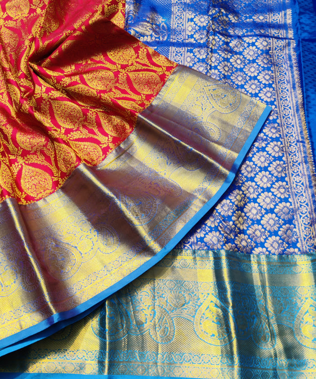 Kanchi Pattu Half Fine Brocade - SP17