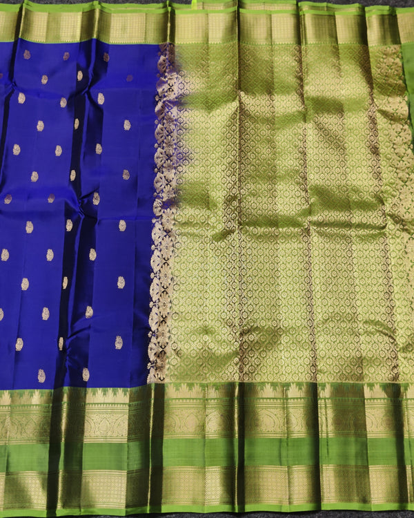 Kanchi Vintage Gap border pattu - KMP216 alternate view