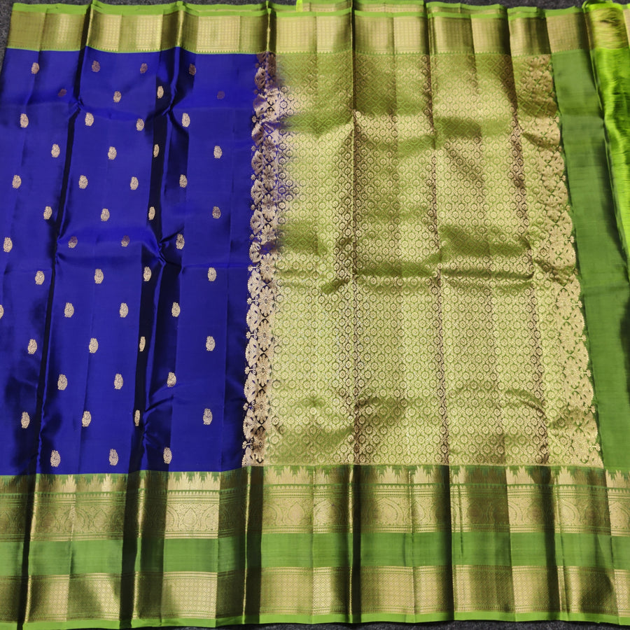 Kanchi Vintage Gap border pattu - KMP216