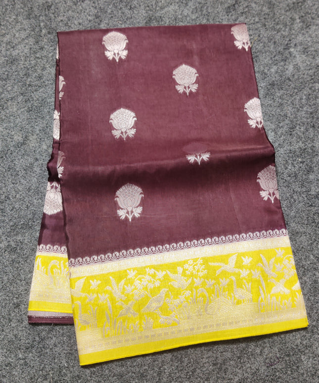 Mashru Silk Saree- MS06