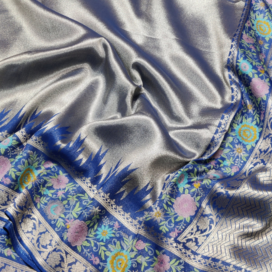 Banaras Tissue Paithani silk saree - BRS26