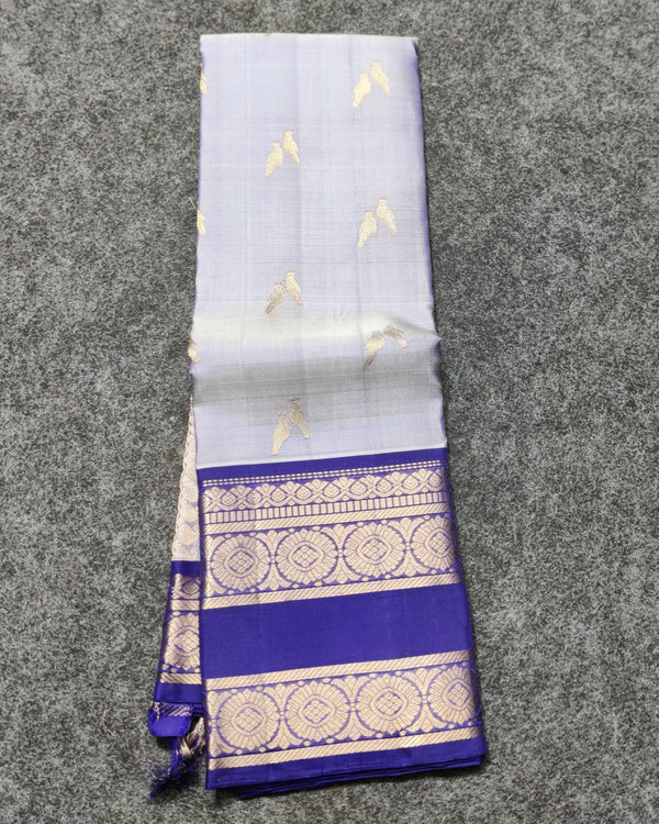Kanchi Vintage Gap border pattu - KMP255