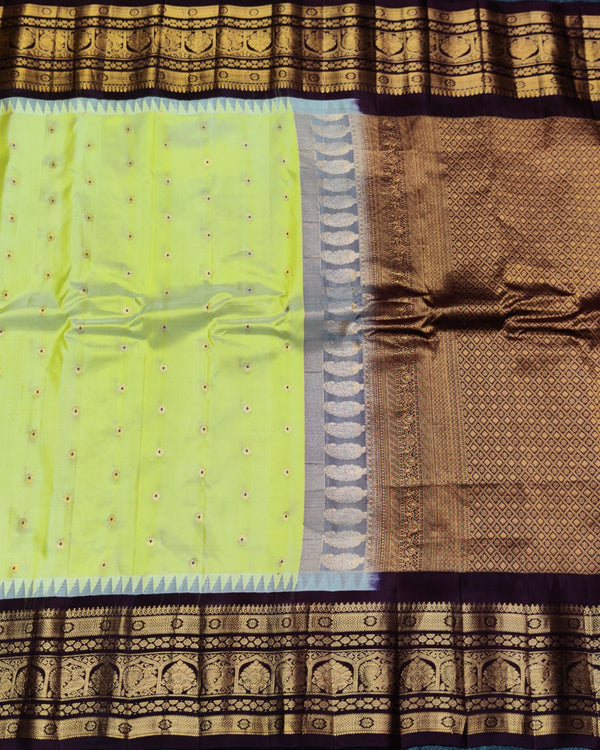 Gadwal Handloom pure silk- GPS42 alternate view