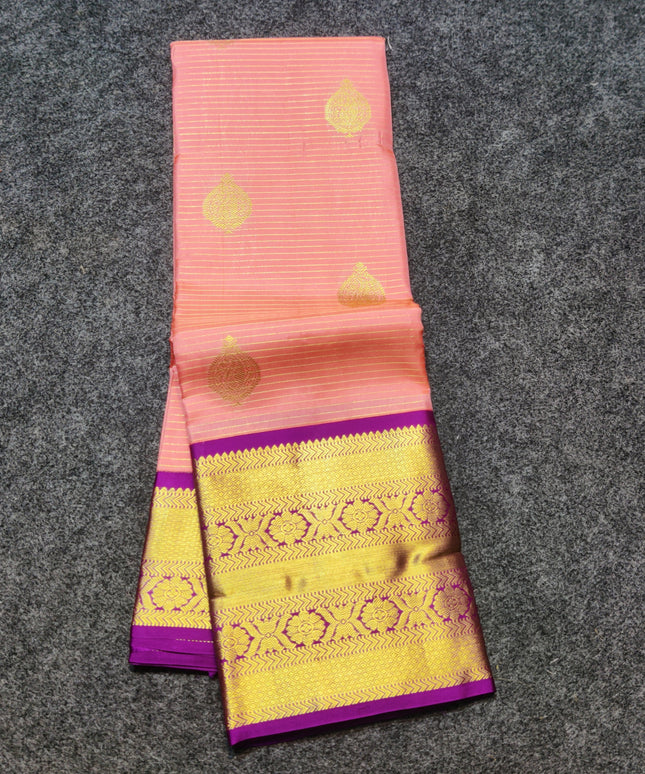 Kanchi Kuttu Handloom Pattu Saree - KMP3034