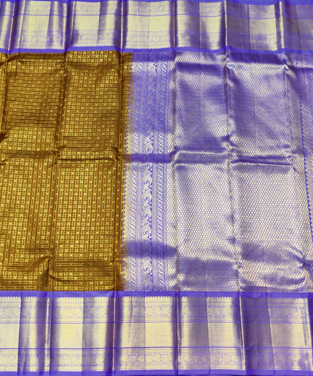Kanchi pure kuttu border Saree - KMP1293