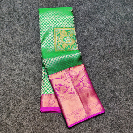 Kanchi pattu half fine Bridal Saree - HF15