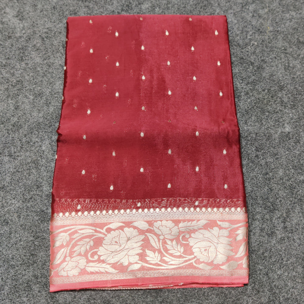 Chinon crepe silk saree -C17