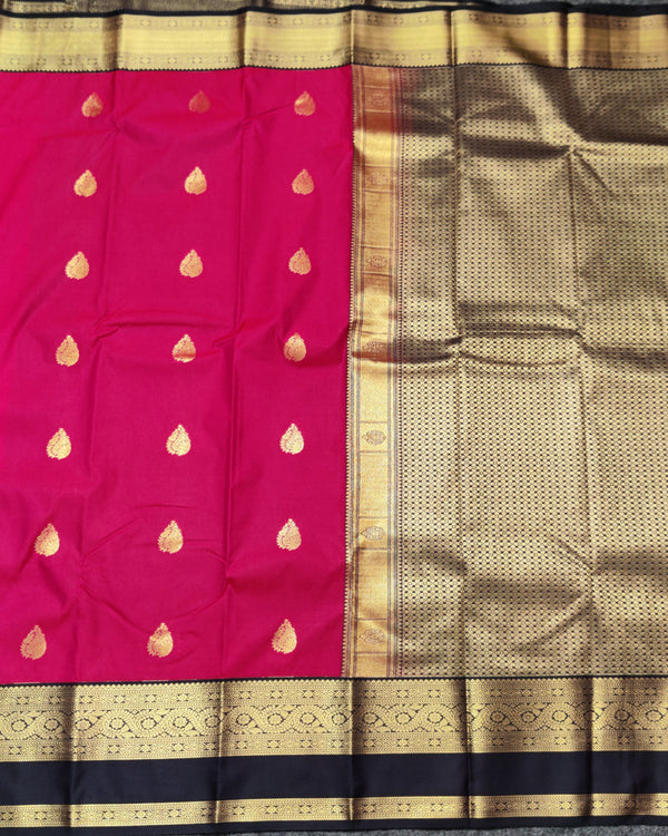 Kanchi semi vintage silk Saree -KS32 alternate view