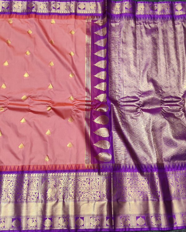 Gadwal Semi Silk Saree - GSM19 alternate view