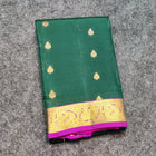 Kanchipattu small border saree - KMP200