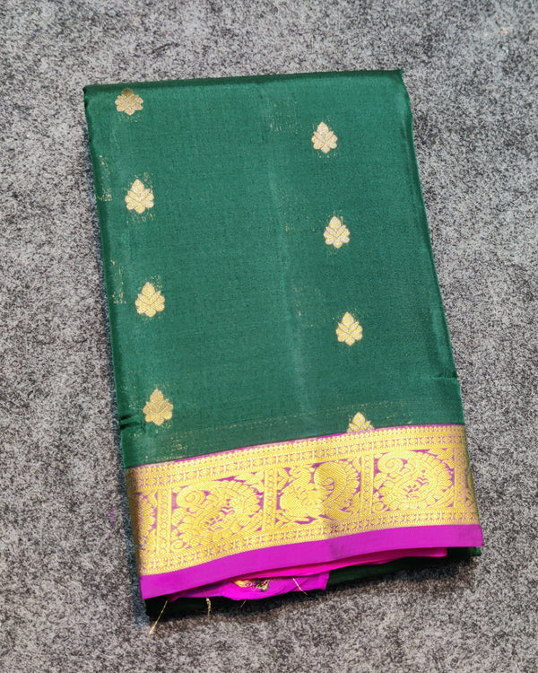 Kanchipattu small border saree - KMP210