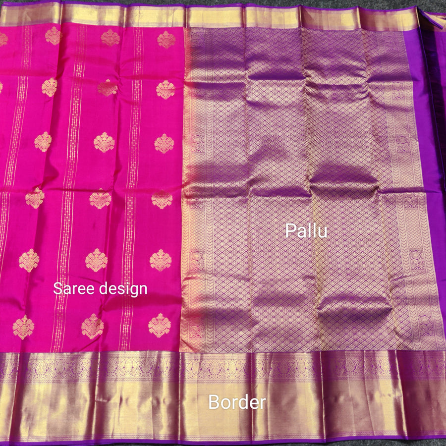 50% off Kanchi kuttu vintage Handloom saree - KMP65