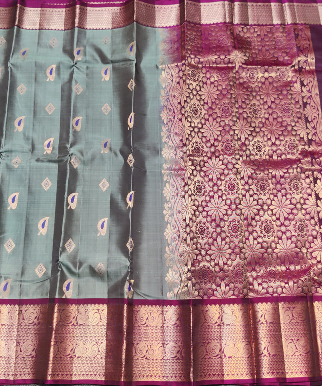 Kanchi pure silk Saree - KMP1251