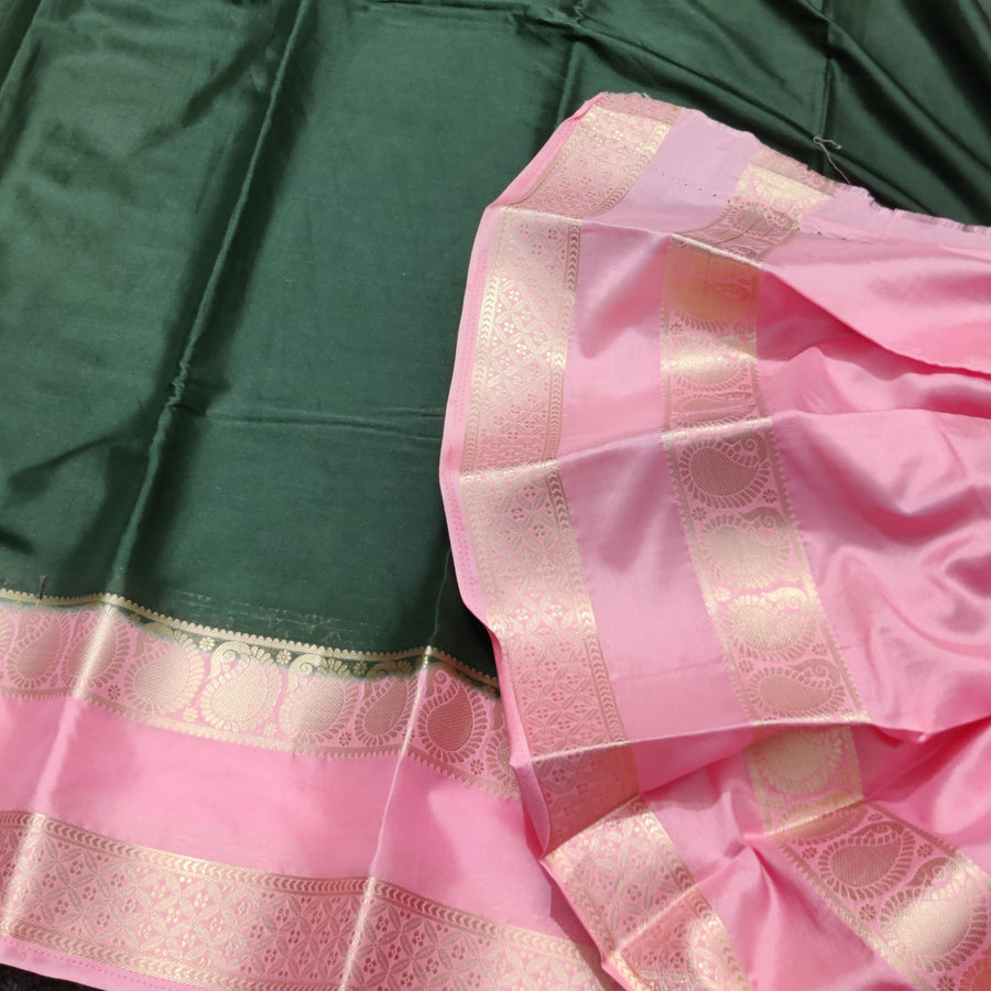 Mysore crepe semi silk saree - M22