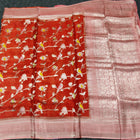 Chinon crepe silk saree -C20