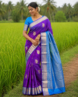Kanchi Pure Dhantu Silk Saree - KMP373