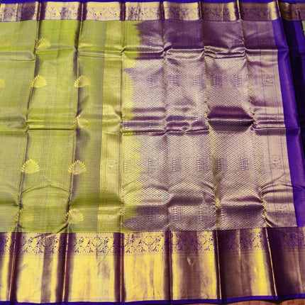 Kanchi Pure Checks Handloom Pattu Saree - KMP165