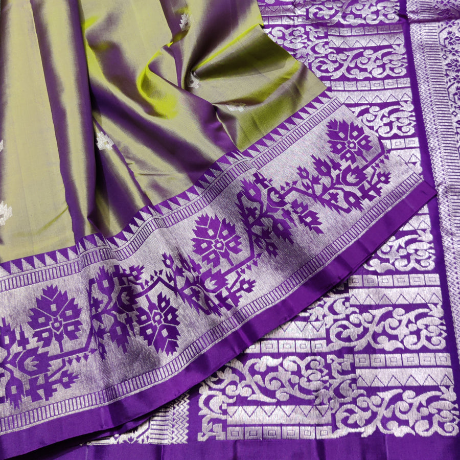 Vaidurya pattu handloom saree - V01