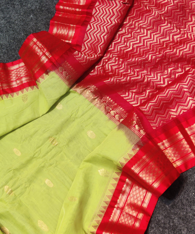 Gadwal cotton Silk Saree - GC01