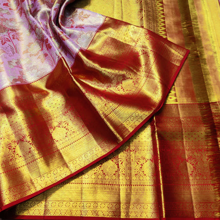Kanchi Meenakari Brocade Pure handloom Silk Saree - KMP1788