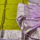Chinon crepe silk saree -C18