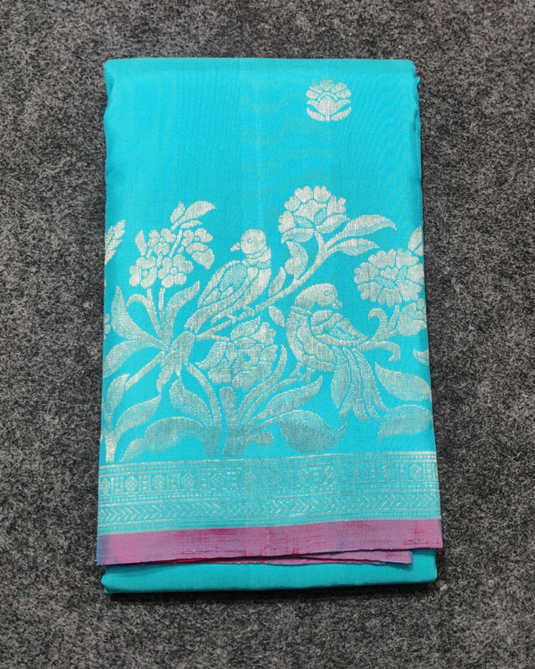 Pure Soft Silk Scurt Border Saree - LWP225