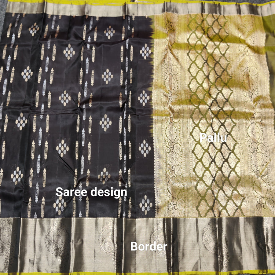 Lightweight pattu Scurt Border Saree - LWP407