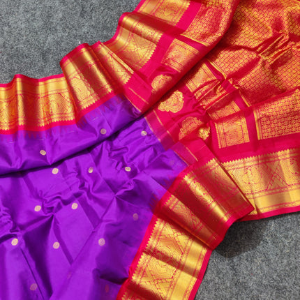 Gadwal Handloom Pure silk saree - GPS162