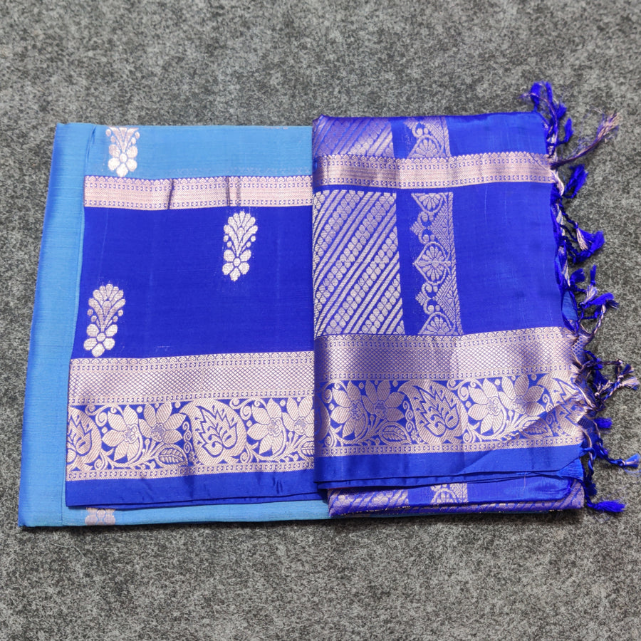Lightweight pattu Scurt Border Saree - LWP08