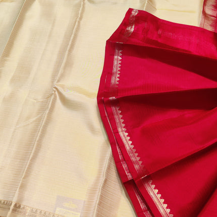 Kanchi pattu small border saree - KMP2031