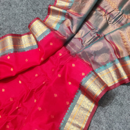 Gadwal Sico Silk Saree - GS161