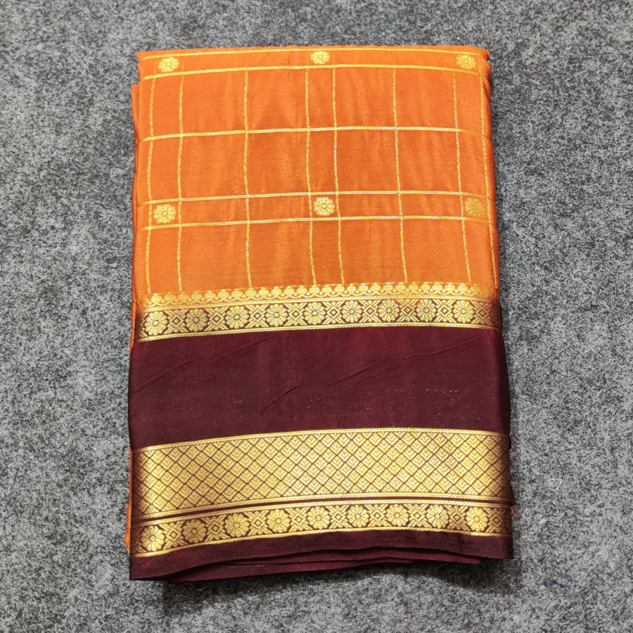 Semi crepe silk saree - SC13