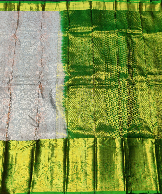 Kanchi pattu half fine Bridal Saree -HF277