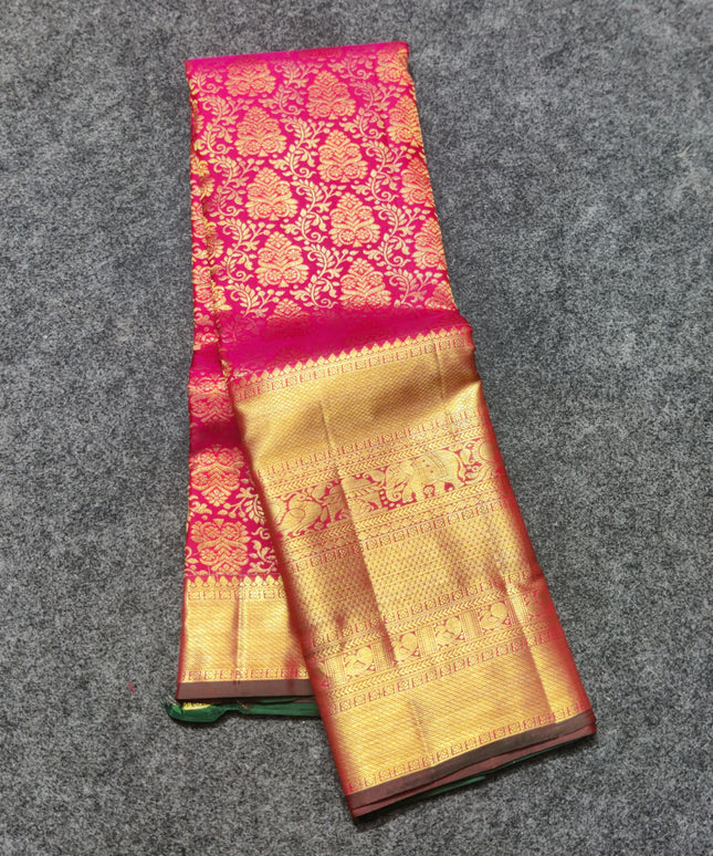 Kanchi pure Bridal wear saree @30% Off - KMP53