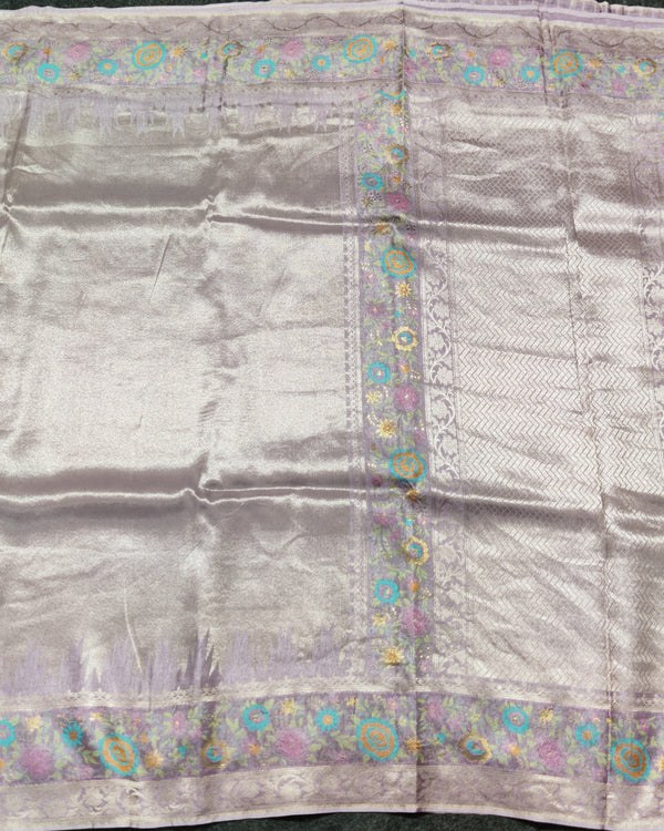 Banaras Tissue Paithani silk saree - BRS25 alternate view