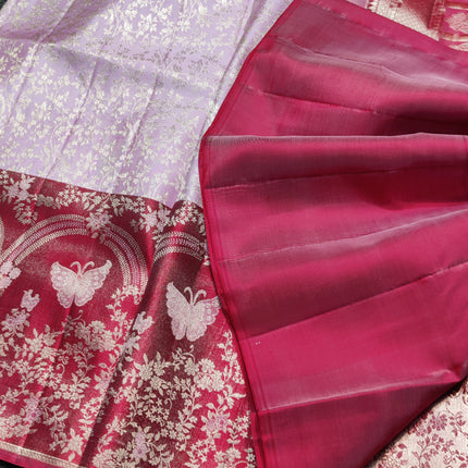Kanchi Meenakari Brocade Pure handloom Silk Saree - KMP1978