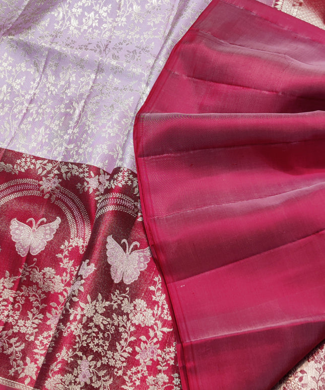 Kanchi Meenakari Brocade Pure handloom Silk Saree - KMP1978