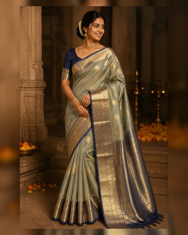 30%Off Kanchi pattu saree - KMP36