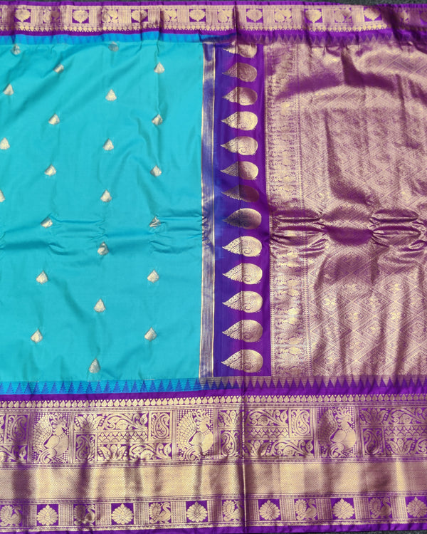 Gadwal Semi Silk Saree - GSM08 alternate view