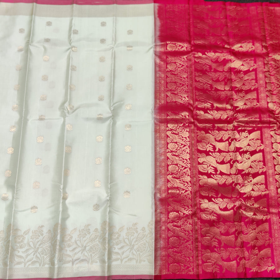 Pure Soft Silk Scurt Border Saree - LWP222