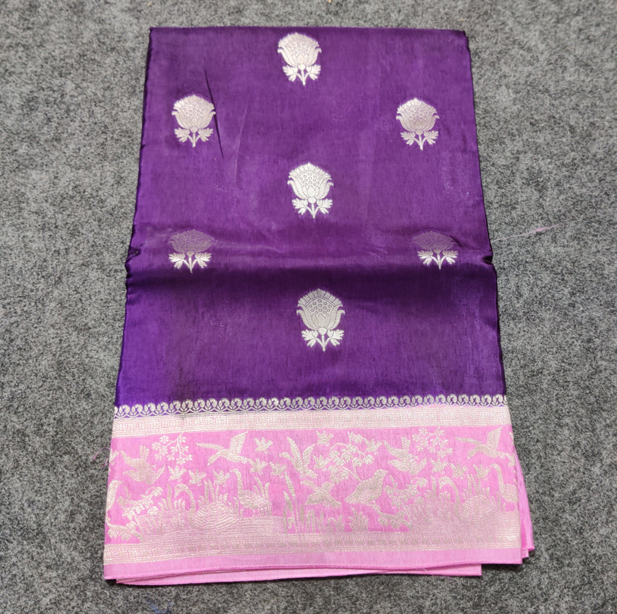 Mashru Silk Saree- MS04