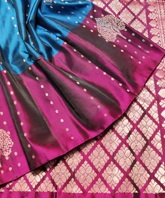 Lightweight Pattu Scurt Border Saree - LWP1079