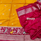 Chinon crepe silk Saree- C09