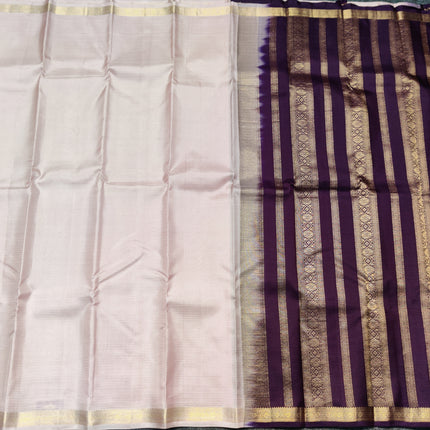 Kanchi pattu small border saree - KMP3018