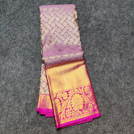 Kanchi pattu half fine bridal wear saree HF26