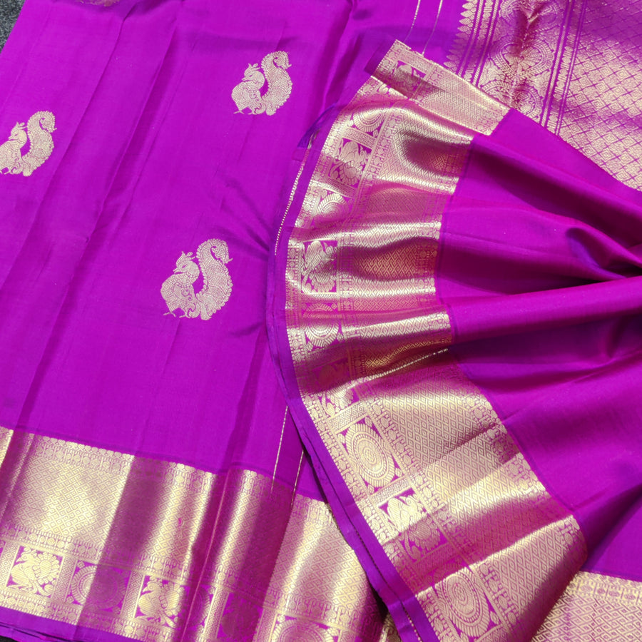 Kanchi Vintage Handloom Pattu Saree - KMP106
