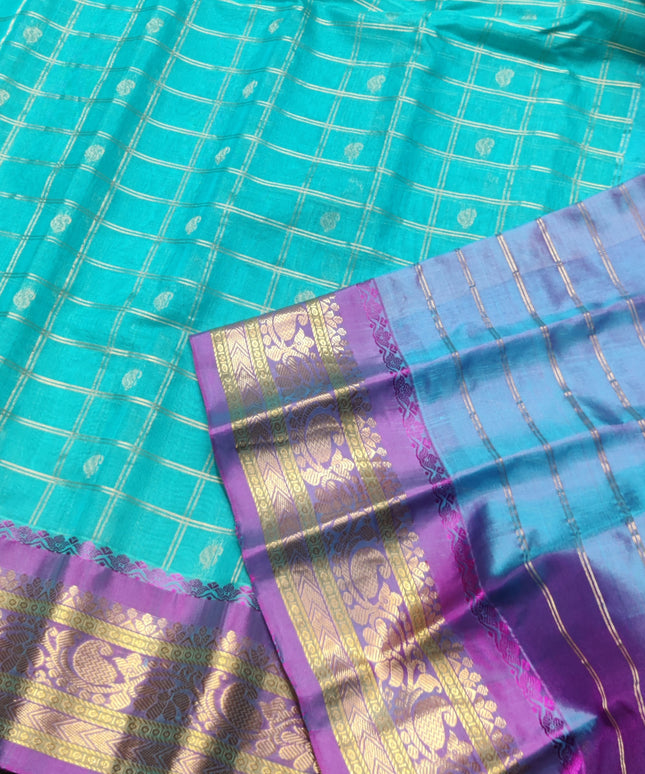 Gadwal Sico Silk Saree - GS163