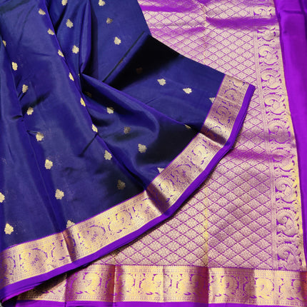Kanchipattu small border saree - KMP202