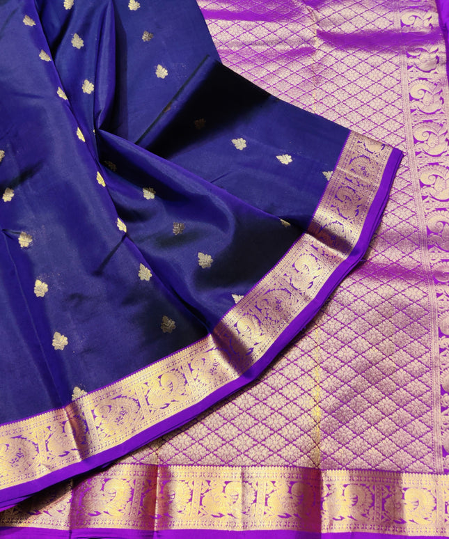 Kanchipattu small border saree - KMP202
