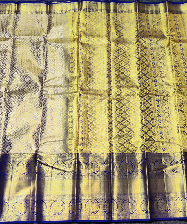 Kanchi Pattu Wedding Sarees @30% Off -KMP972